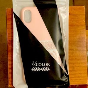 Bran new I phone 10XS phone case light pink